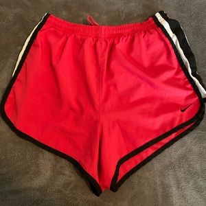 pink nike running shorts